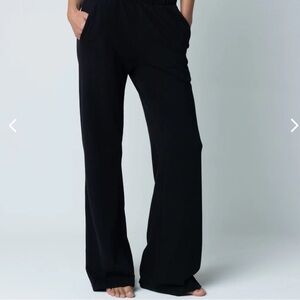 TALENTLESS WOMENS FRENCH TERRY LOUNGE PANT BLACK size L
